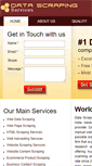 Mobile Screenshot of datascrapingservices.com